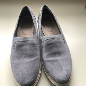 Clark's Ultimate comfort collection Grey suede loafers 9m